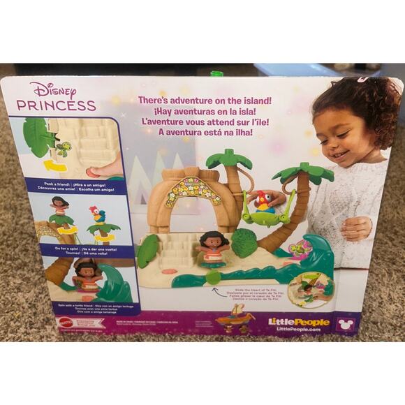 Fisher-Price Little People Disney Princess Moana Adventure Village Playset (NWT) - Picture 2 of 2
